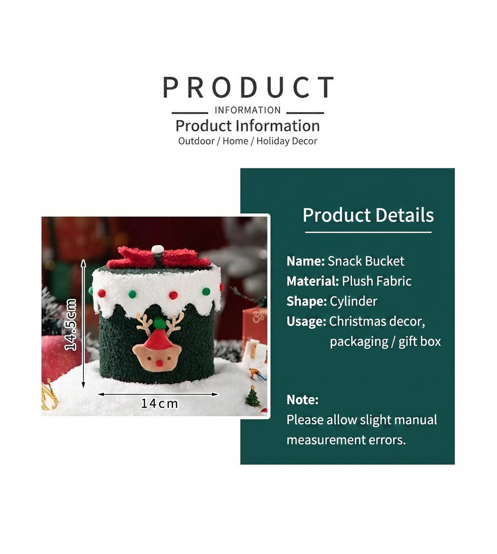 Christmas Apple Box, Candy Box & Festive Decor Box