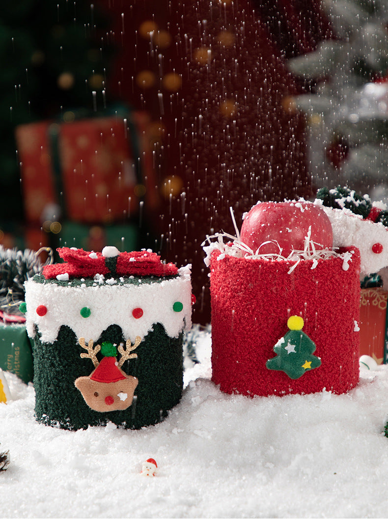 Christmas Apple Box, Candy Box & Festive Decor Box