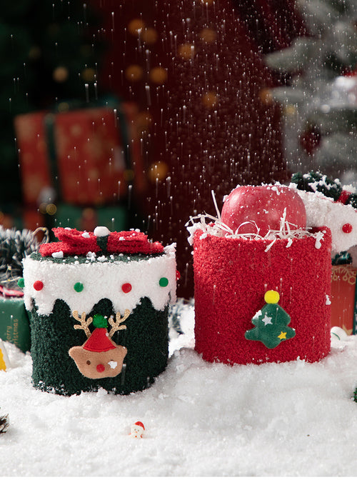 Christmas Apple Box, Candy Box & Festive Decor Box